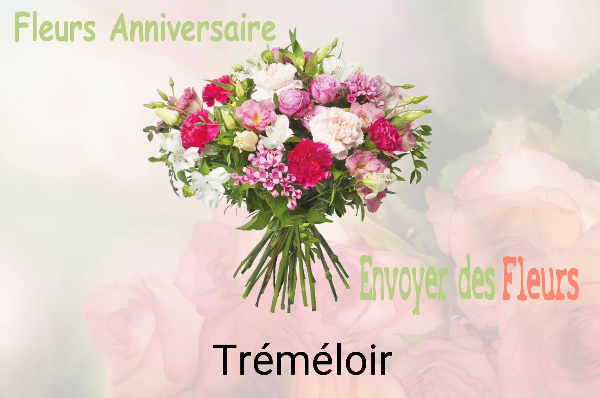 Bouquet de fleurs d’anniversaire livré à Tréméloir