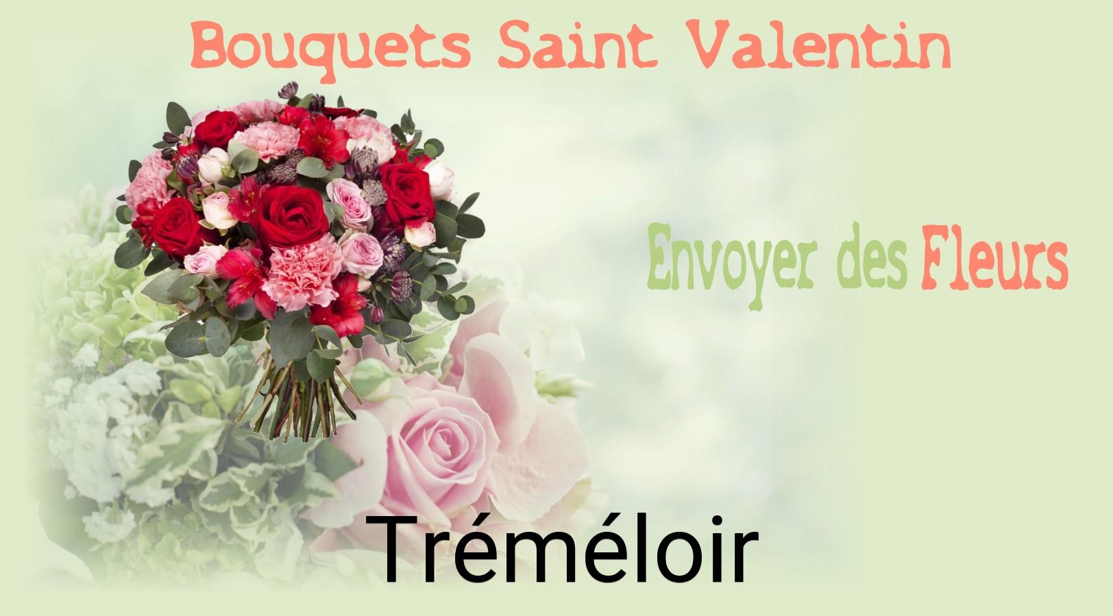 Roses de Saint-Valentin livrées à Tréméloir